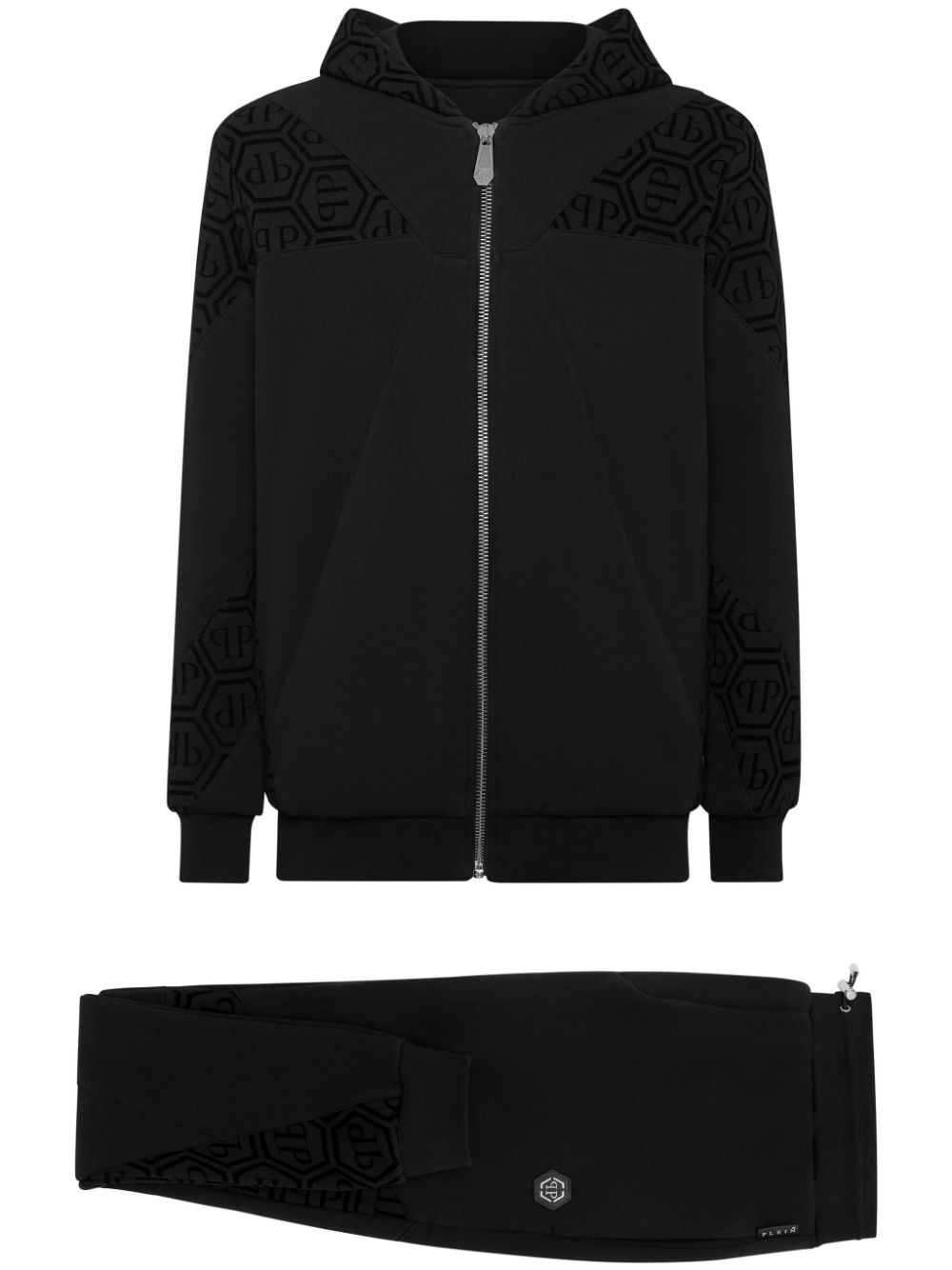 PHILIPP PLEIN monogram jacquard tracksuit set REVERSIBLE