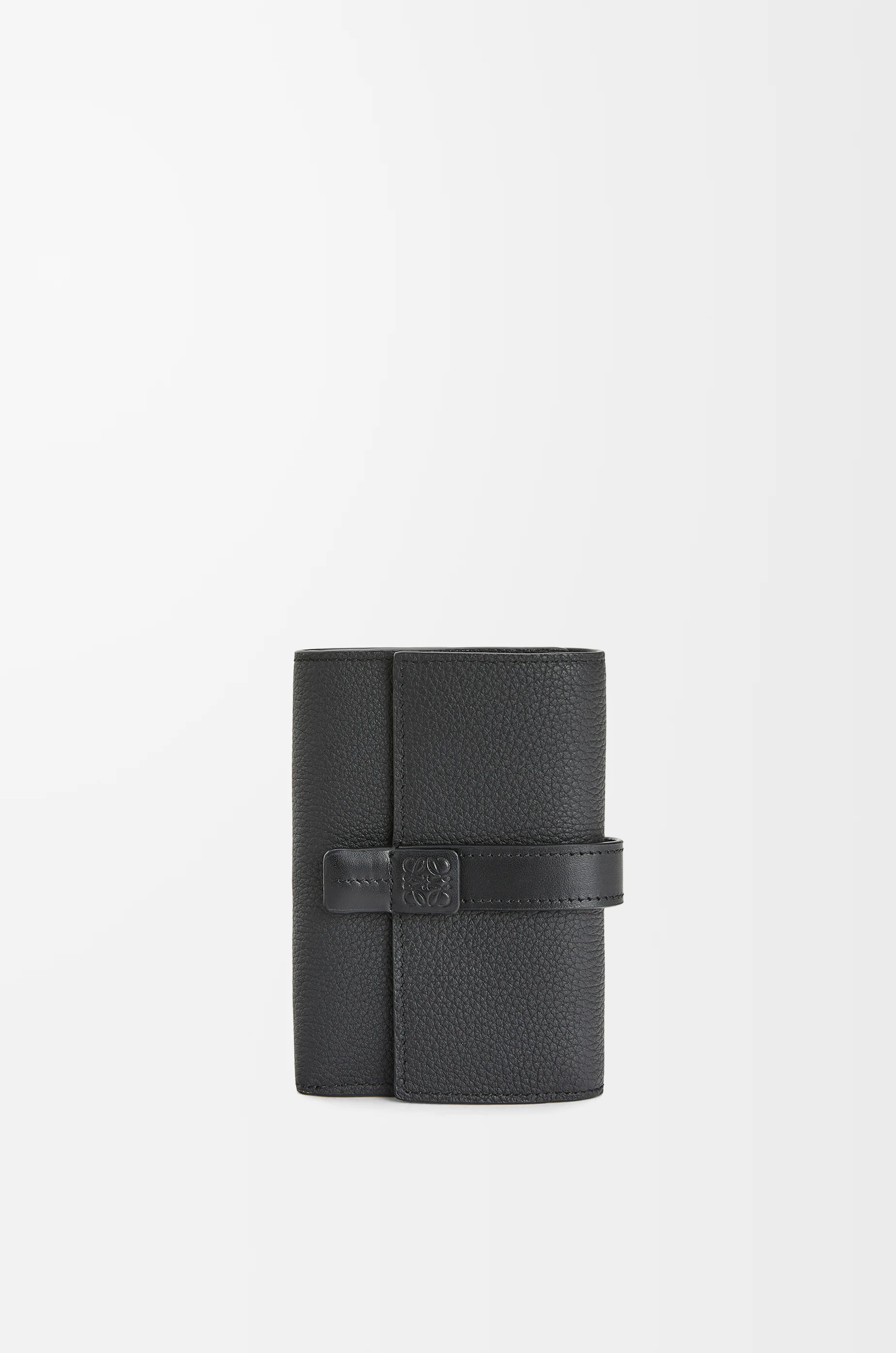 Small vertical wallet in soft grained calfskin - 1