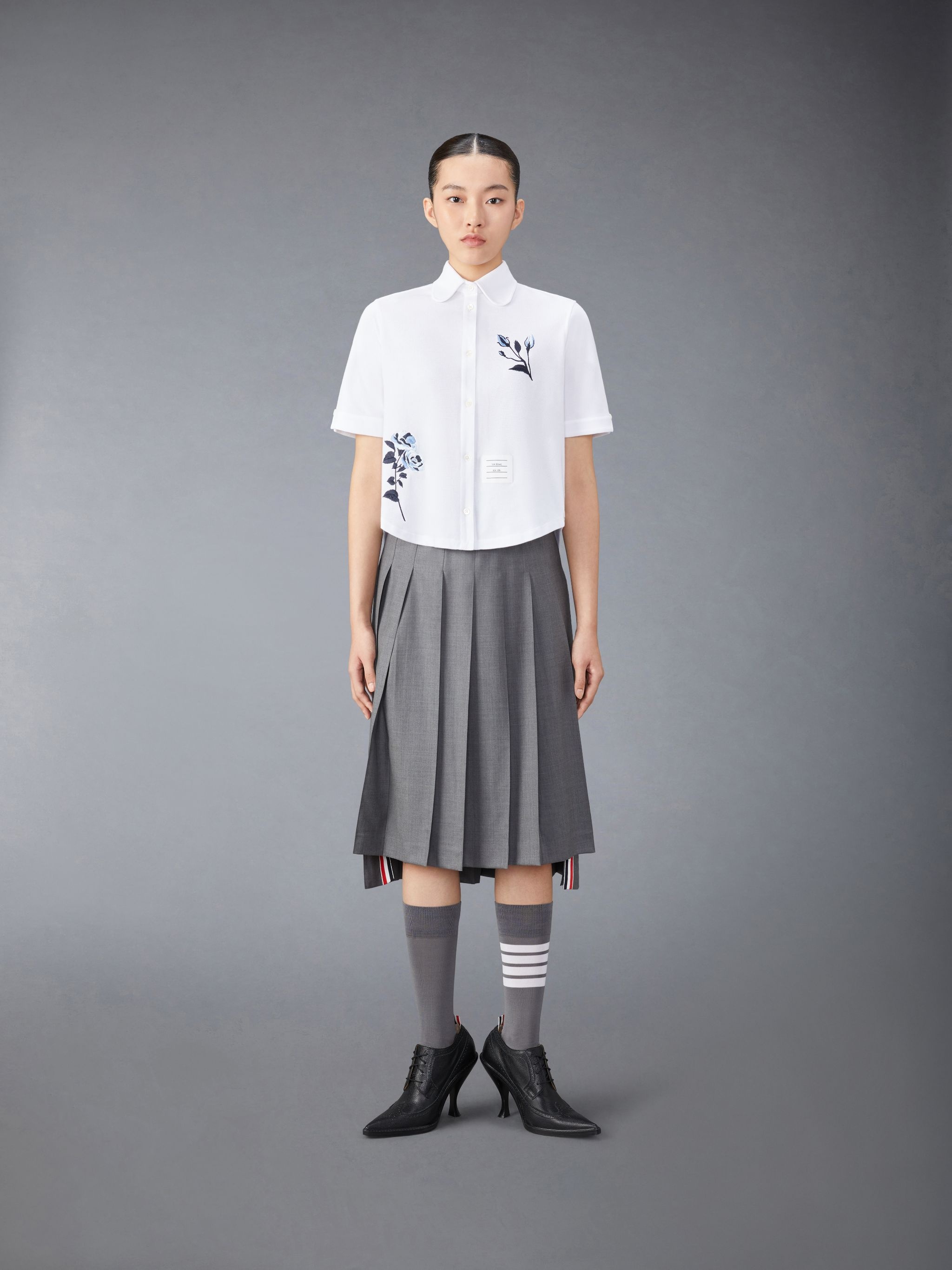 Classic Pique Rose Short Sleeve Shirt - 3