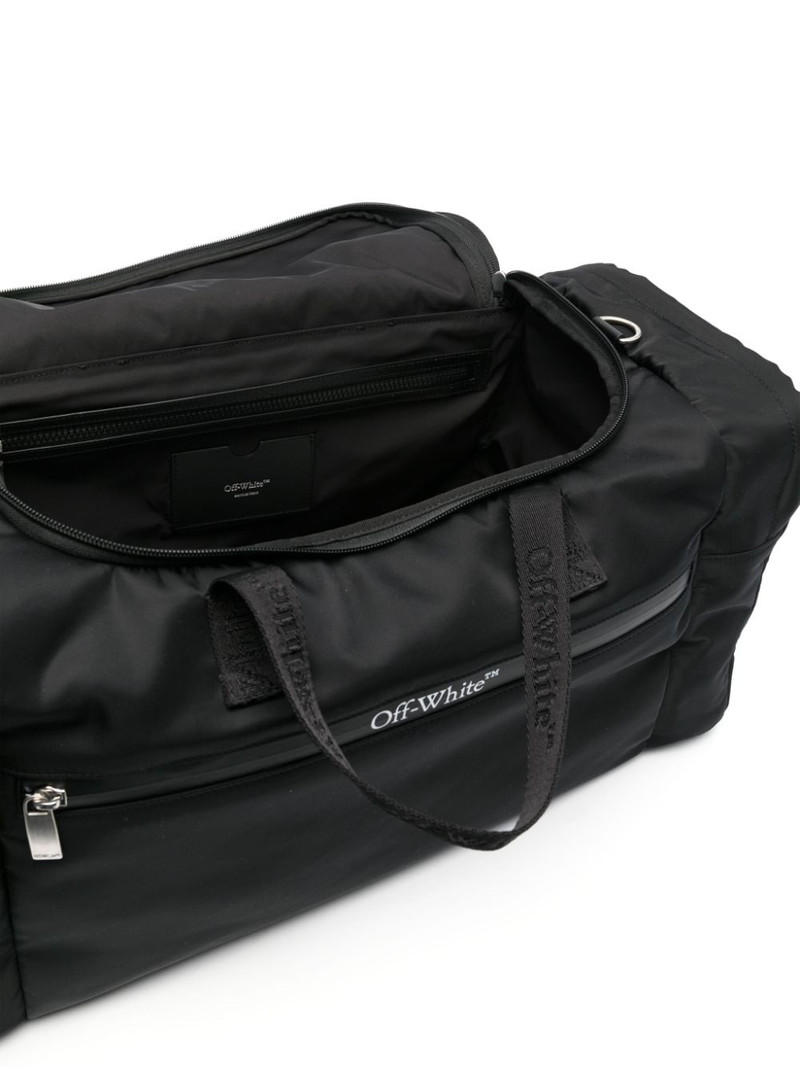 logo-print holdall bag 4