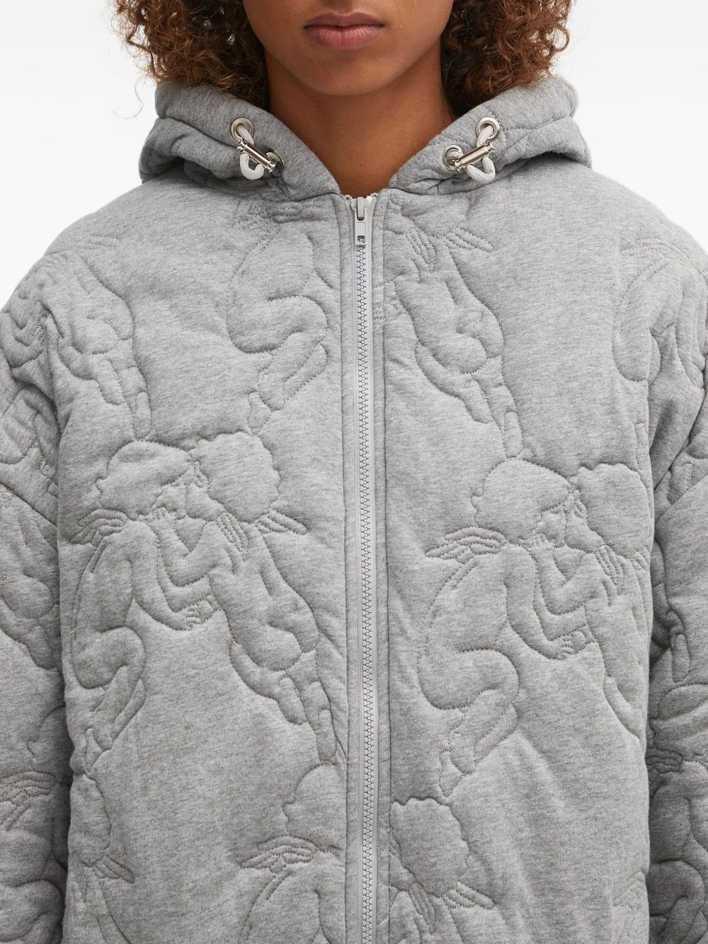 quilted hoodie - 5