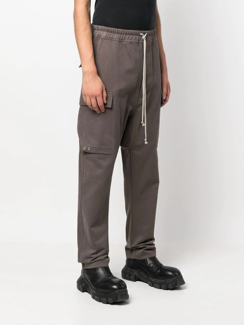 drawstring track pants - 3