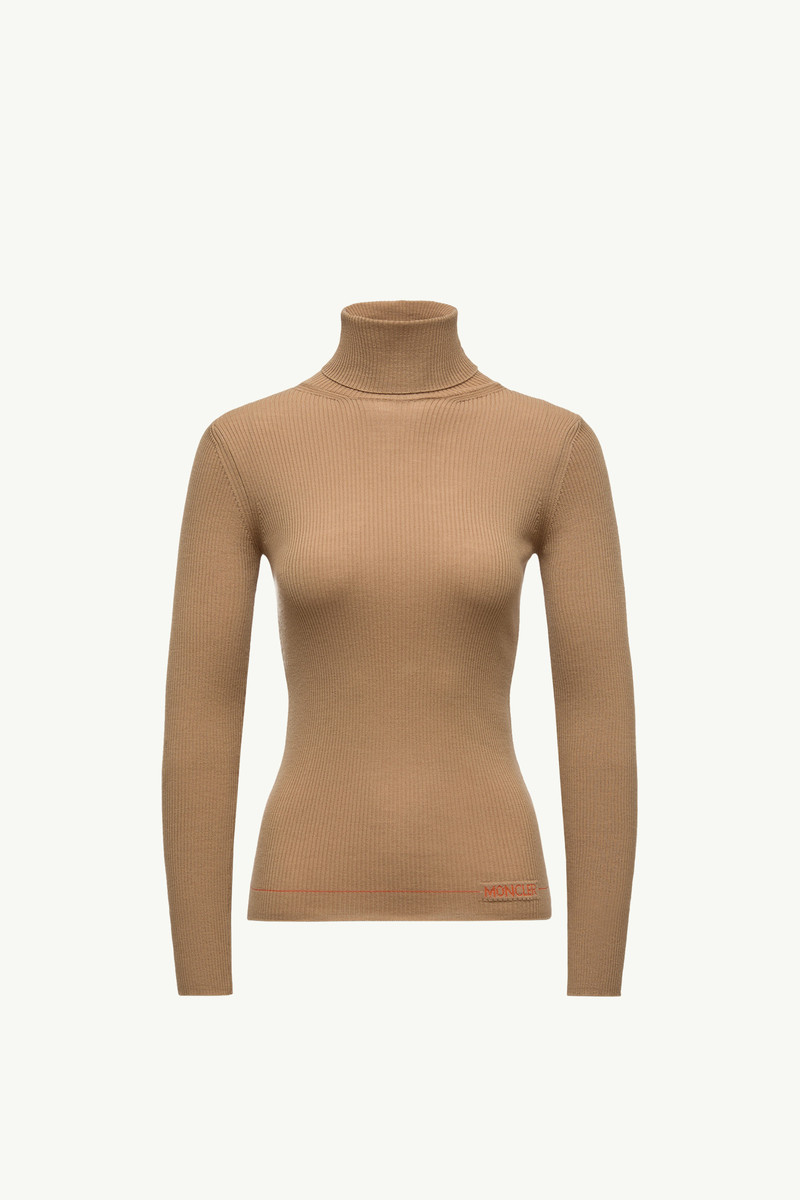 Logo Wool Turtleneck Sweater 1