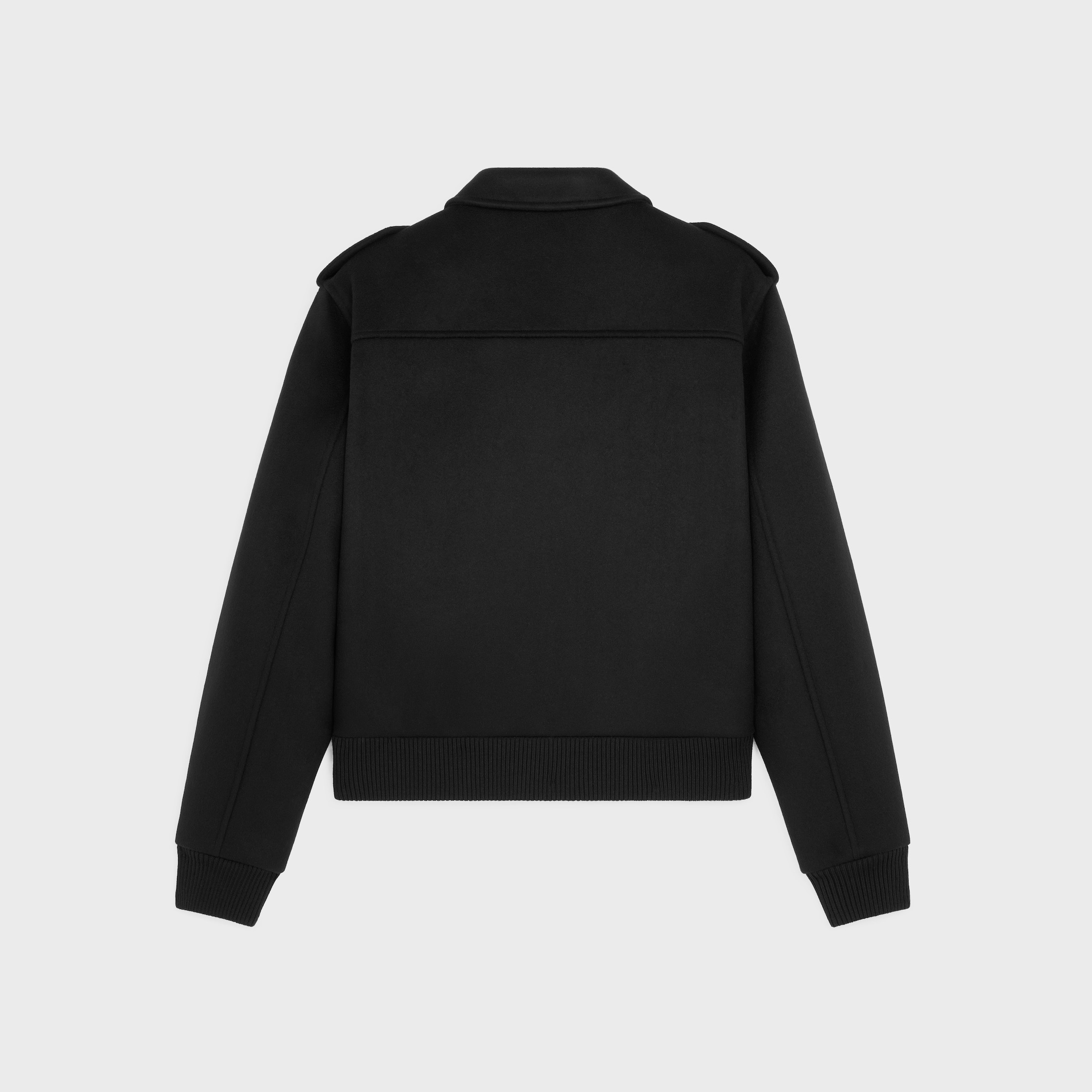 military blouson in cashmere cloth - 2