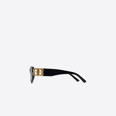 BALENCIAGA Dynasty D-frame Sunglasses in Black outlook