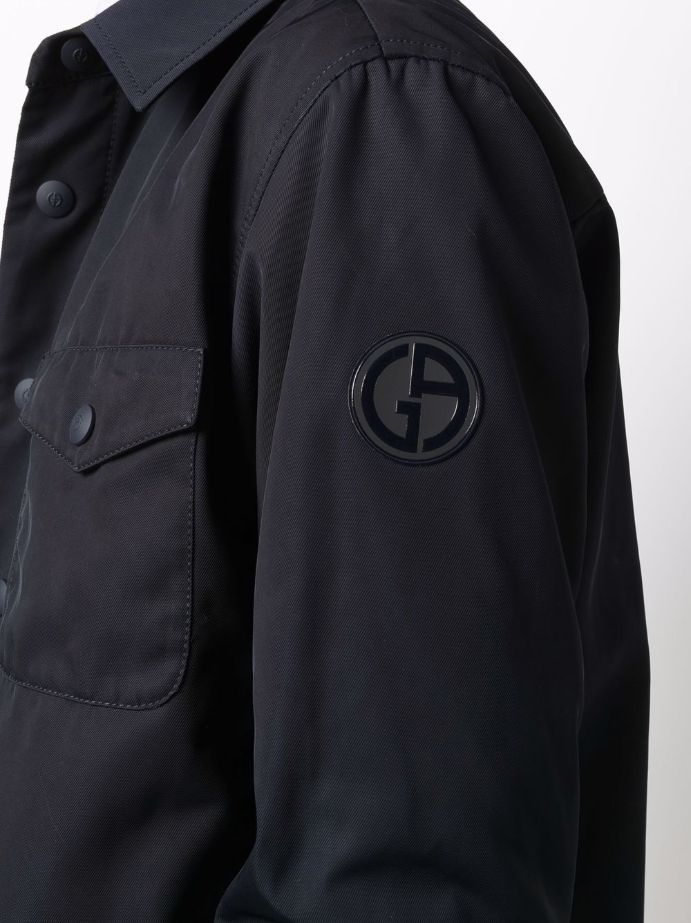 long-sleeved shirt jacket - 5