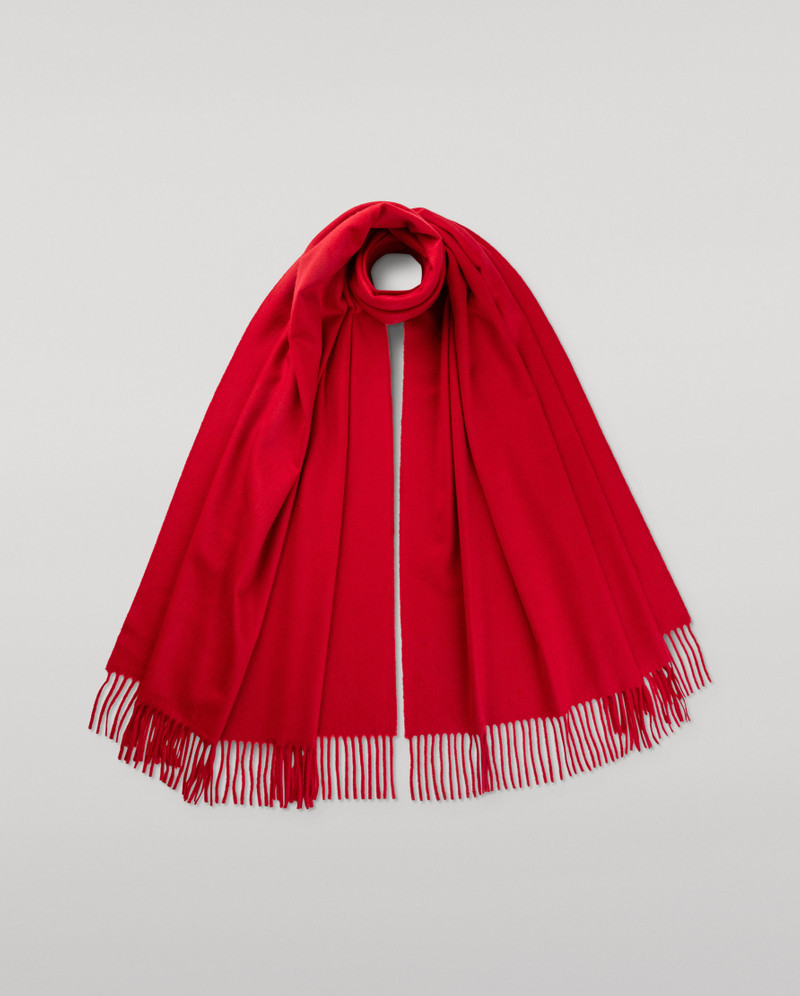 Red Cashmere Stole 1
