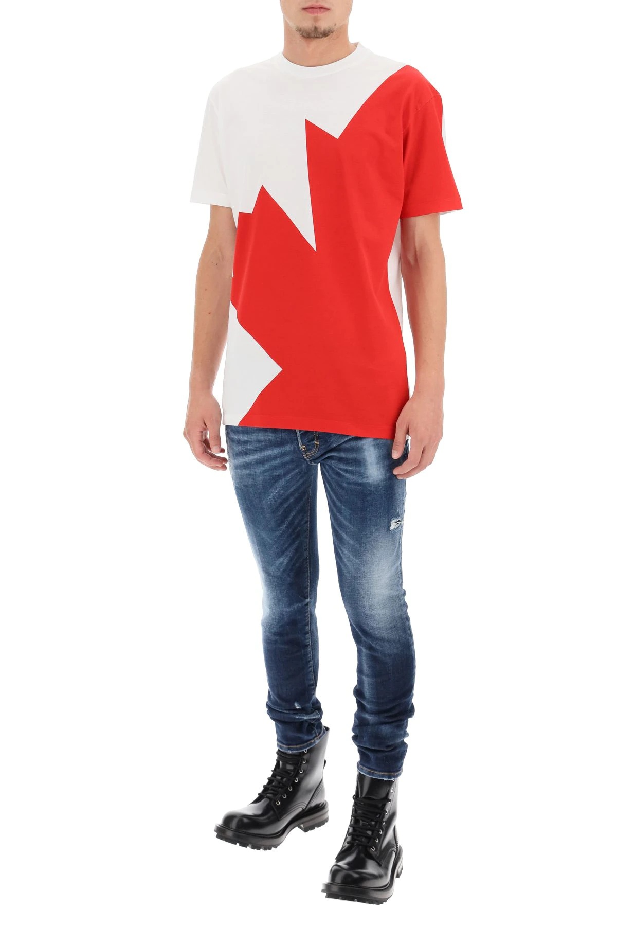 LEAF PRINT T-SHIRT - 2