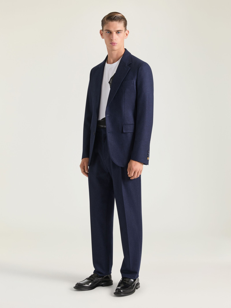 RELAXED FIT TROUSERS IN FLANNEL 2