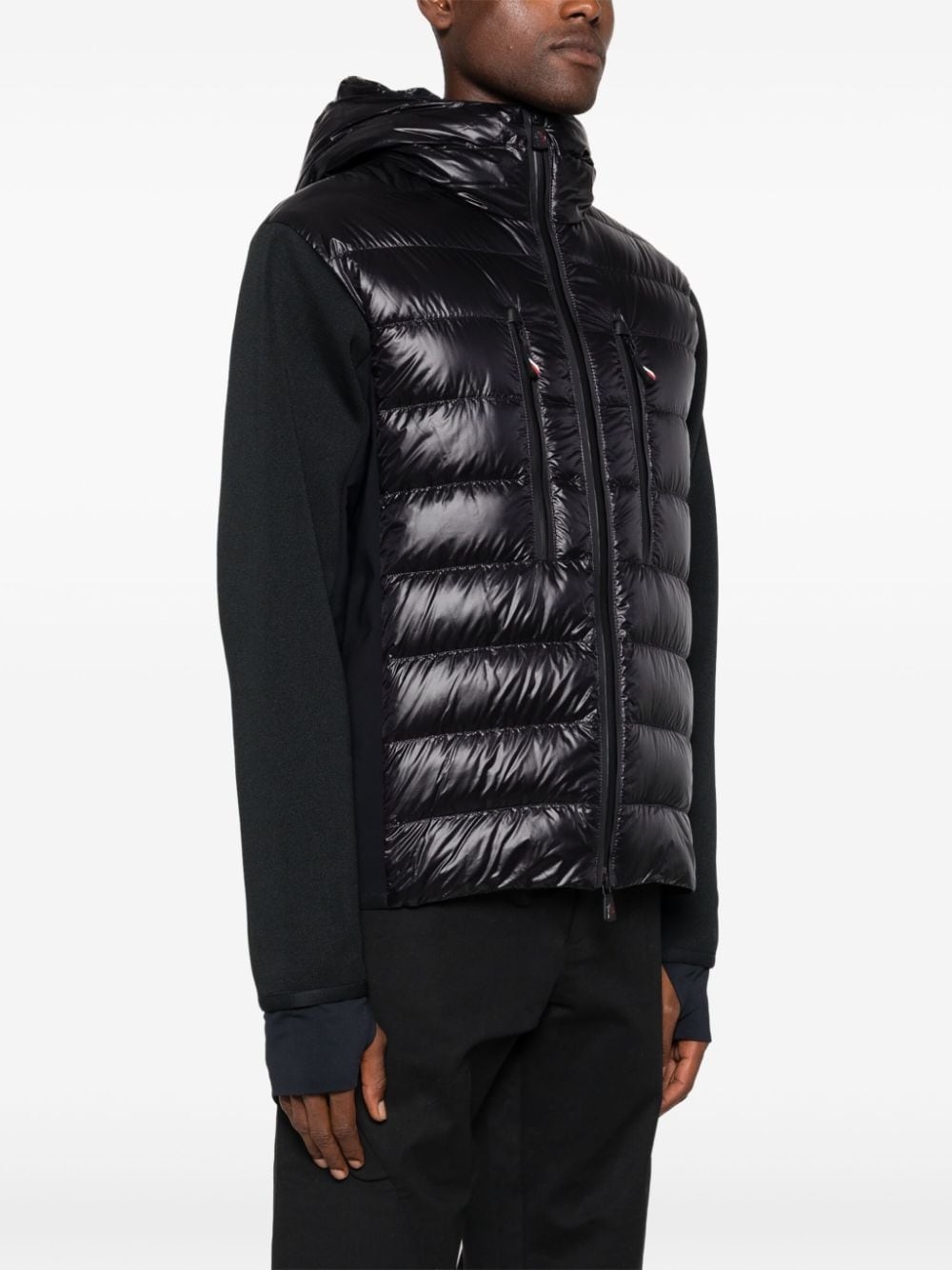 panelled down jacket - 3