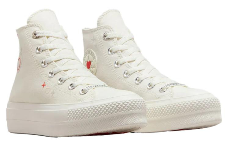 (WMNS) Converse Chuck Taylor All Star Lift Platform Y2K Heart High Top 'White Fever Dream' A09114C - 3