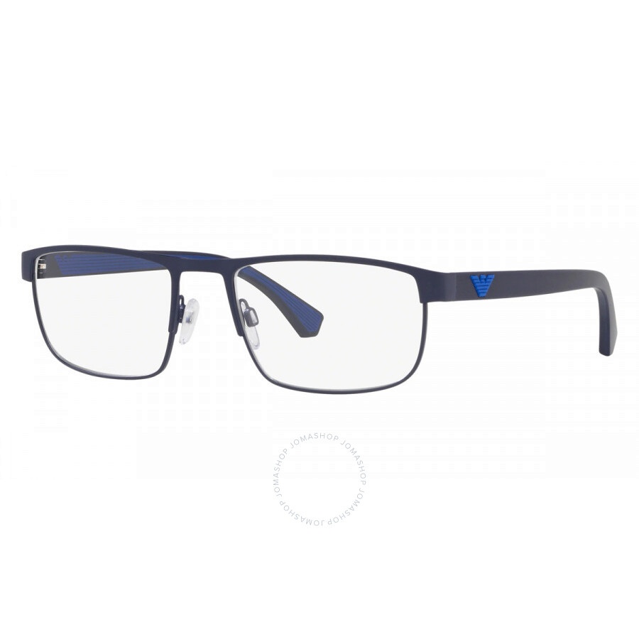 Emporio Armani Demo Rectangular Men's Eyeglasses EA1086 3267 53 - 1