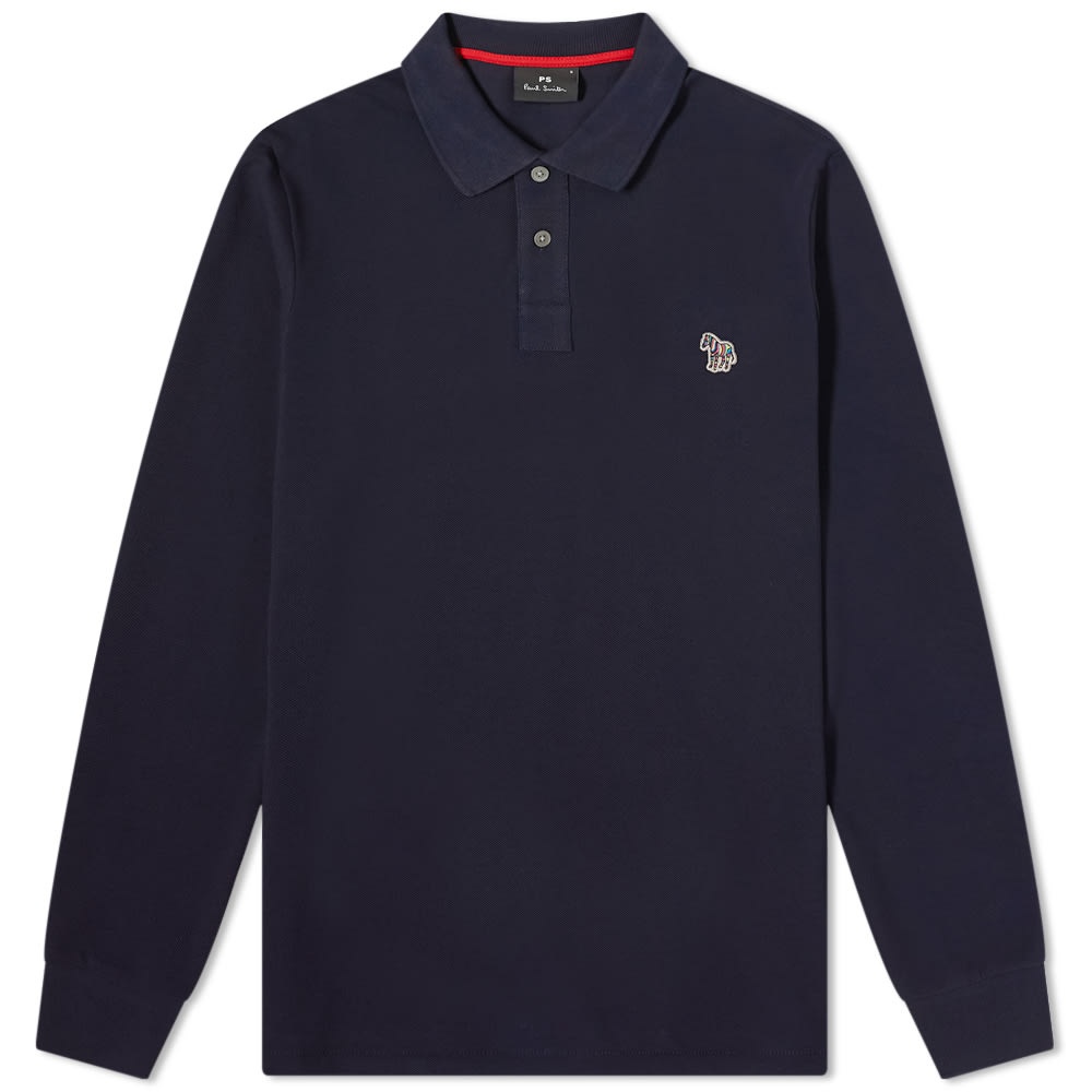 Paul Smith Long Sleeve Regular Fit Zebra Polo - 1