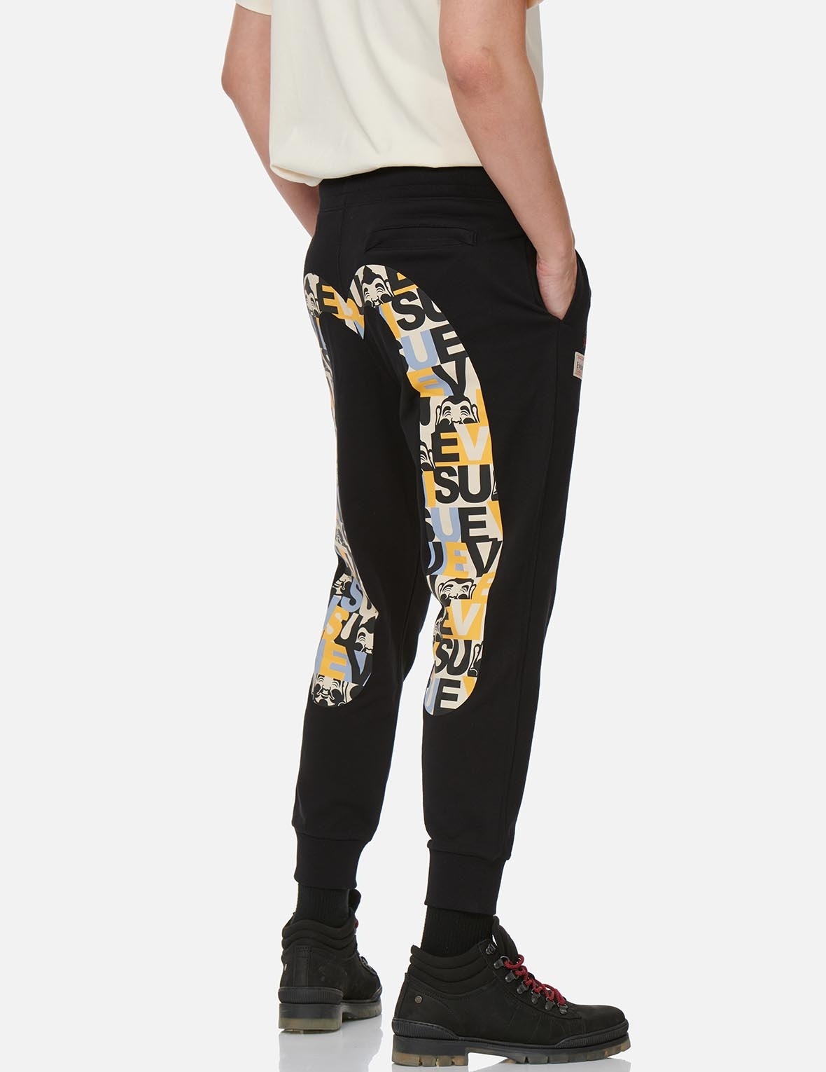 GODHEAD AND LOGO DAICOCK PRINT SWEATPANTS - 3