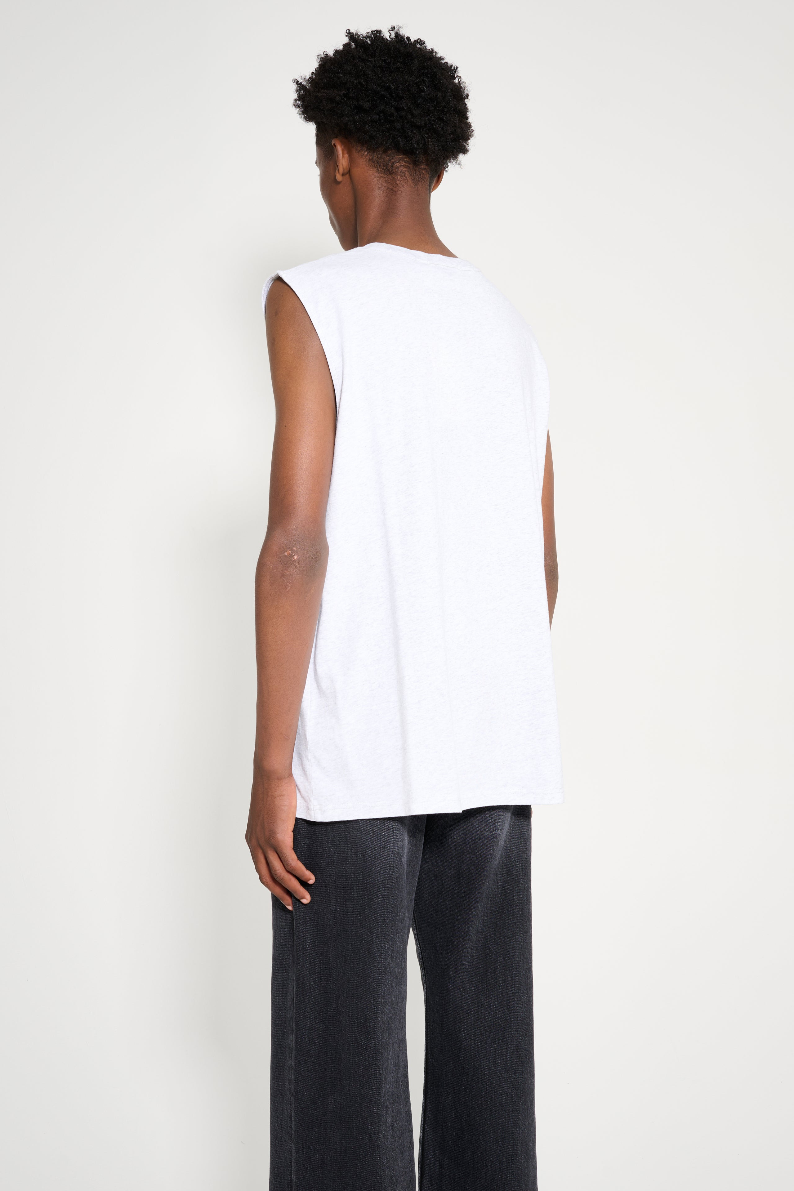 ACNE STUDIOS T-SHIRT GREY MELANGE - 5