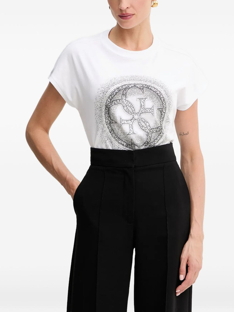 4G rhinestone-embellished T-shirt 1