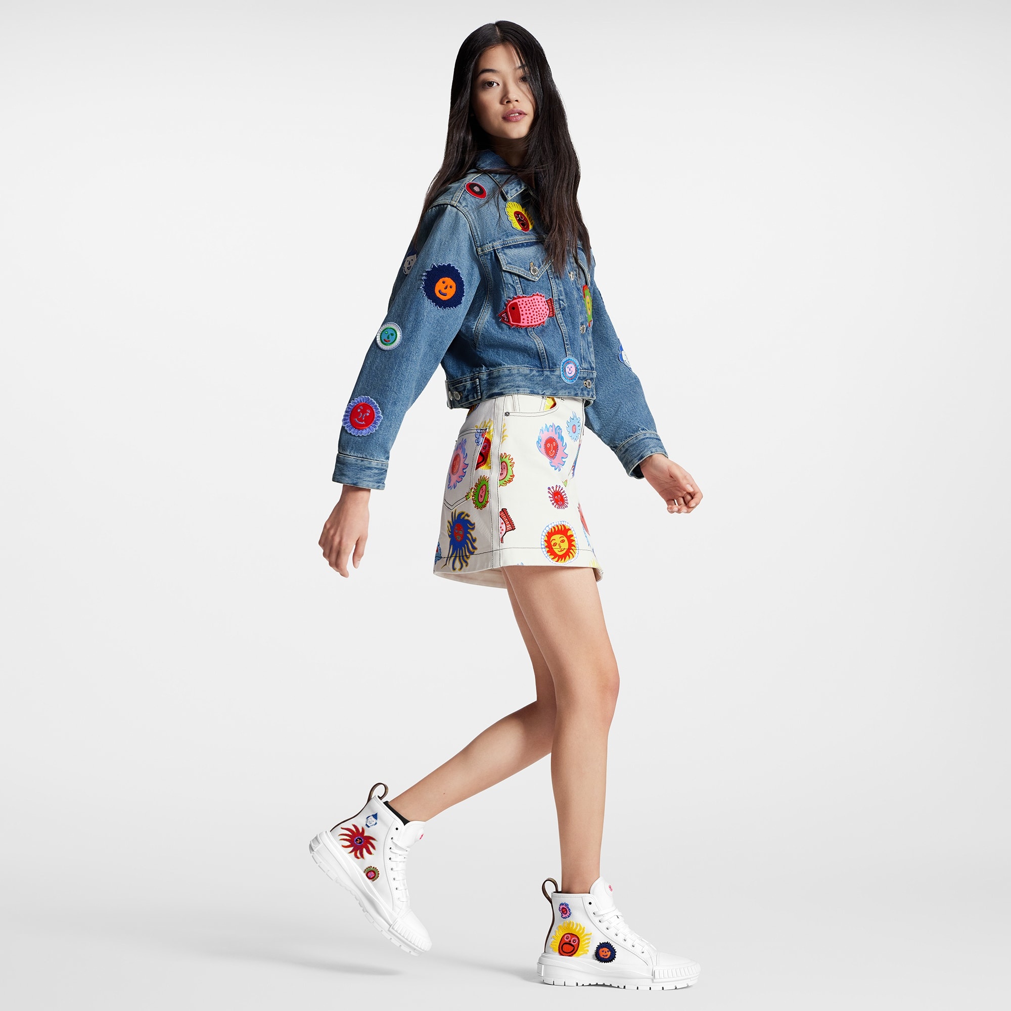 Louis Vuitton LV x YK LV Squad Sneaker Boot | REVERSIBLE