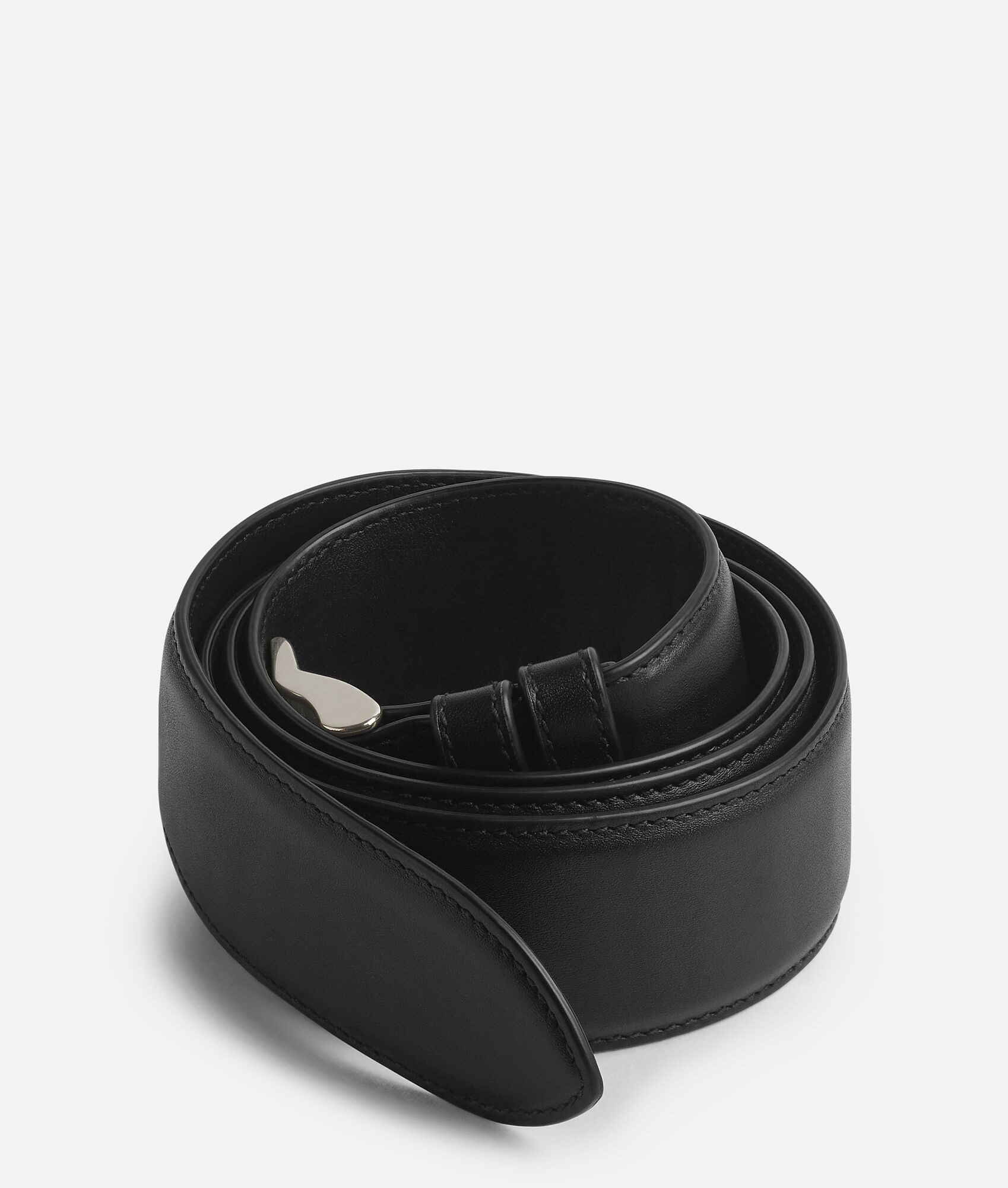 Bottega Veneta Regular Belts Men Leather Black