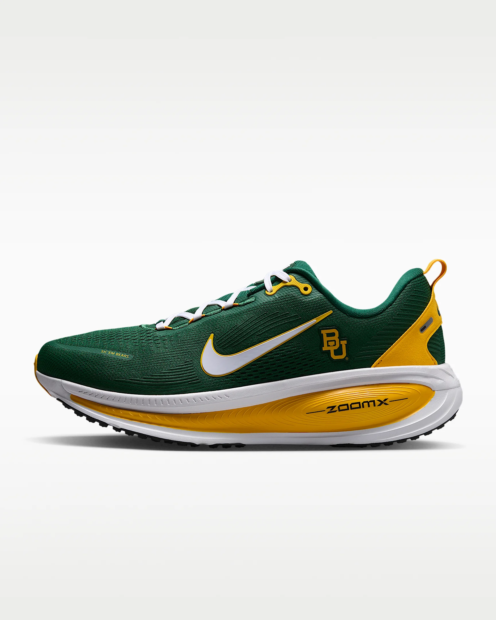 Nike College Vomero 18 (Baylor) Men's Road Running Shoes - 1