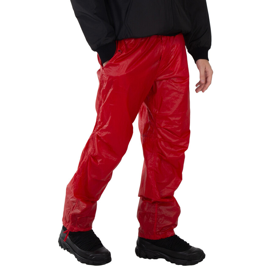 Ferragamo Red Nylon Cargo Pants - 4