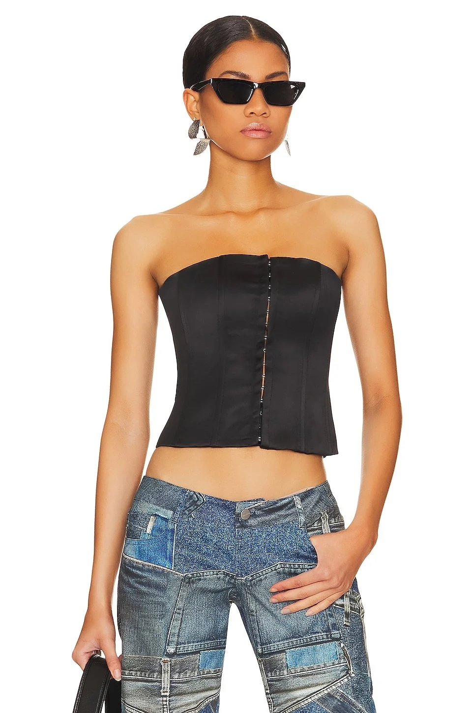 Satin Corset Top - 1