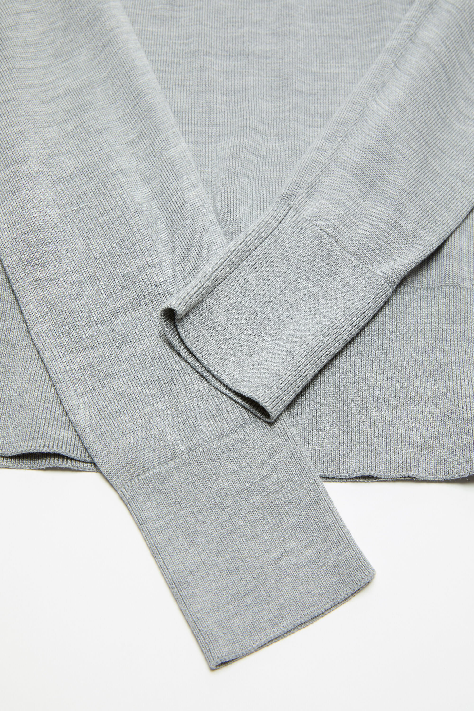 Deconstructed silk skirt - Light grey - 6
