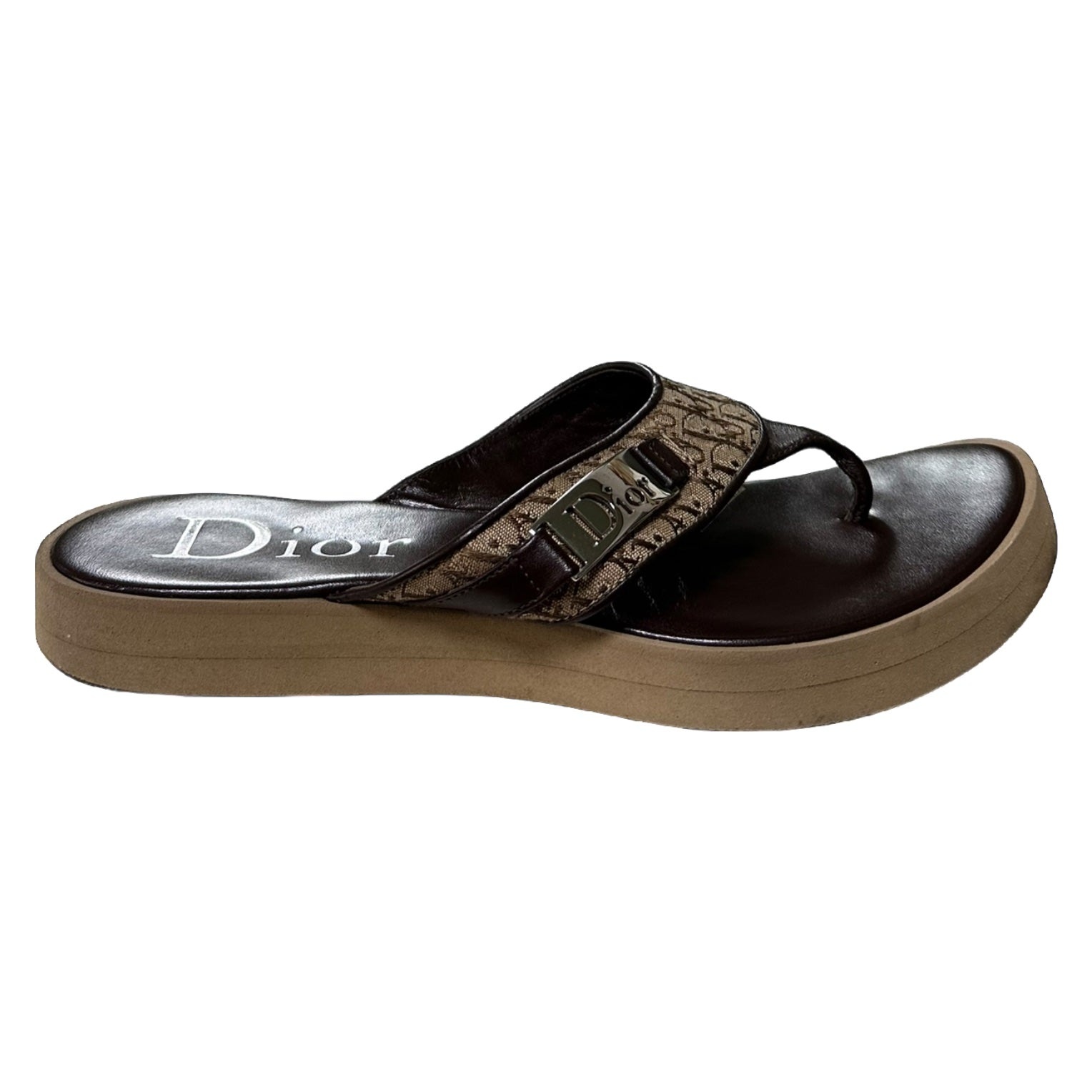 CHRISTIAN DIOR Spring Summer 2005 Trotter Flip-Flop Sandals - 4