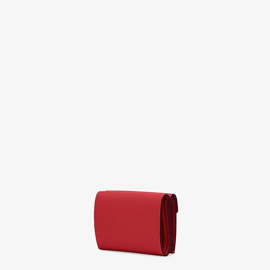 Red leather wallet - 2