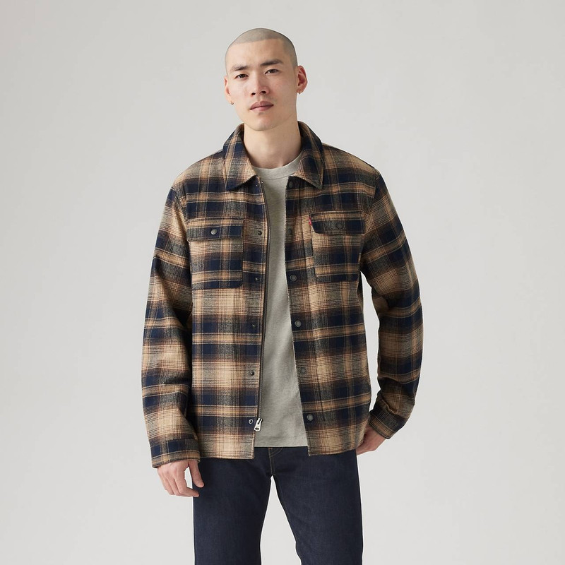 COTTON PLAID SHACKET 2