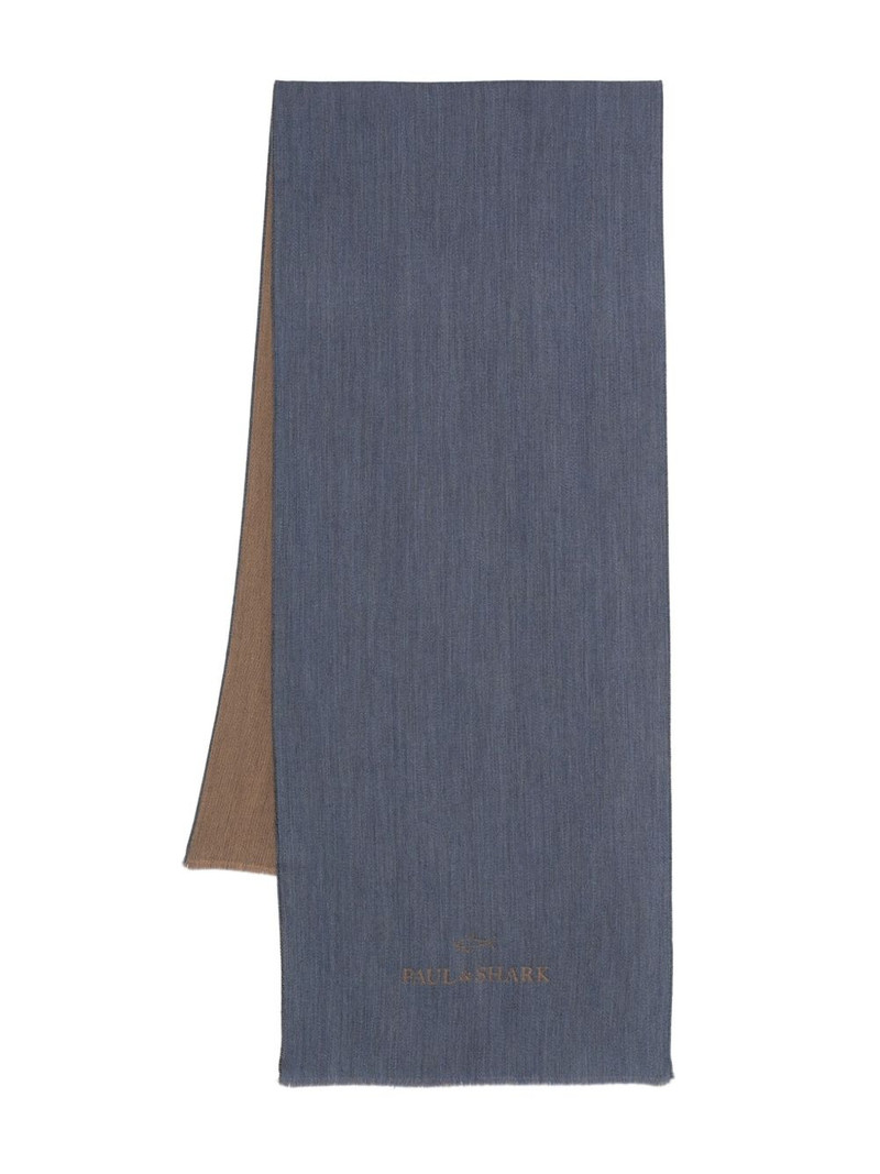 two-tone wool scarf 1