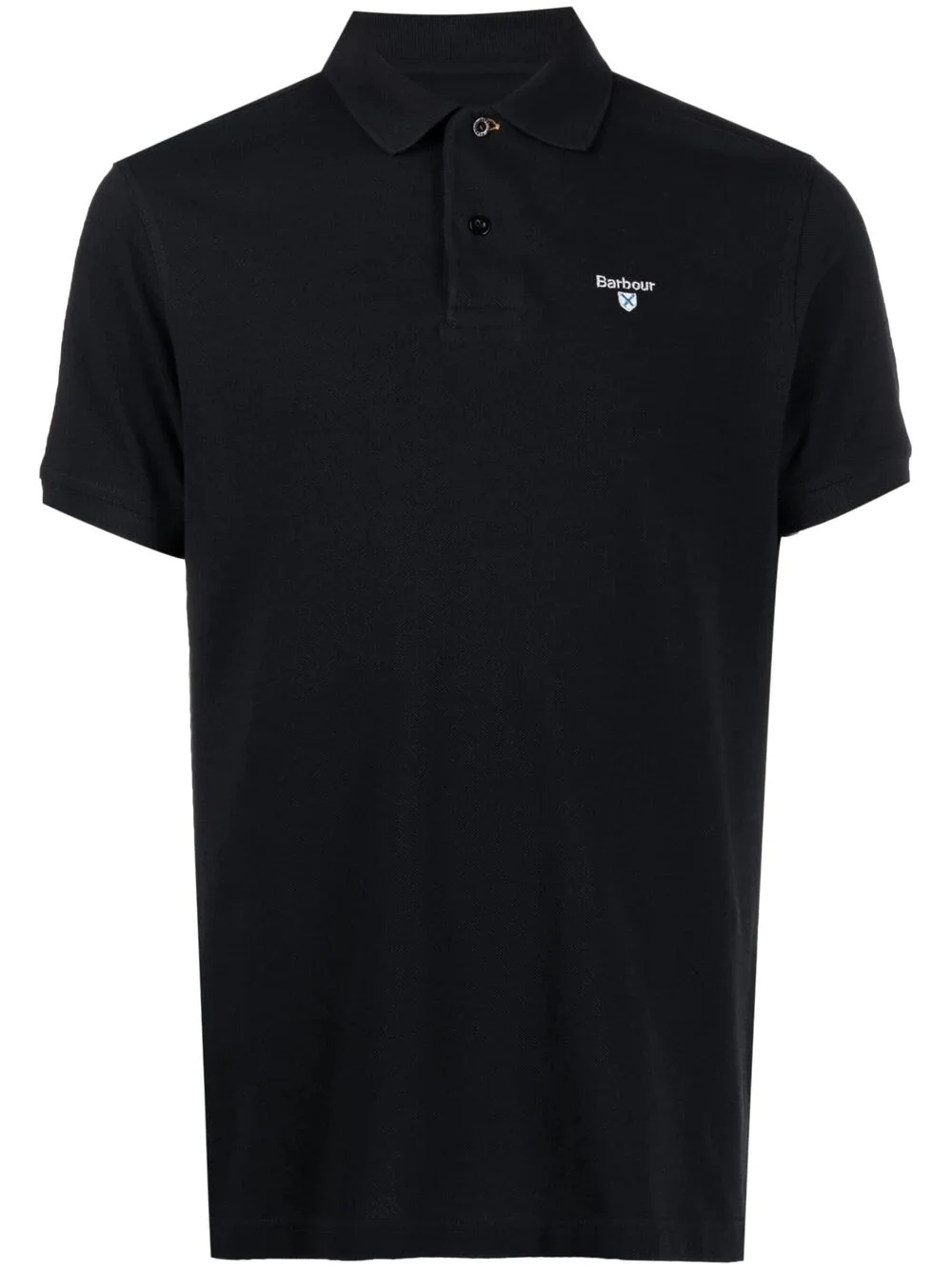 logo embroidered polo shirt - 1