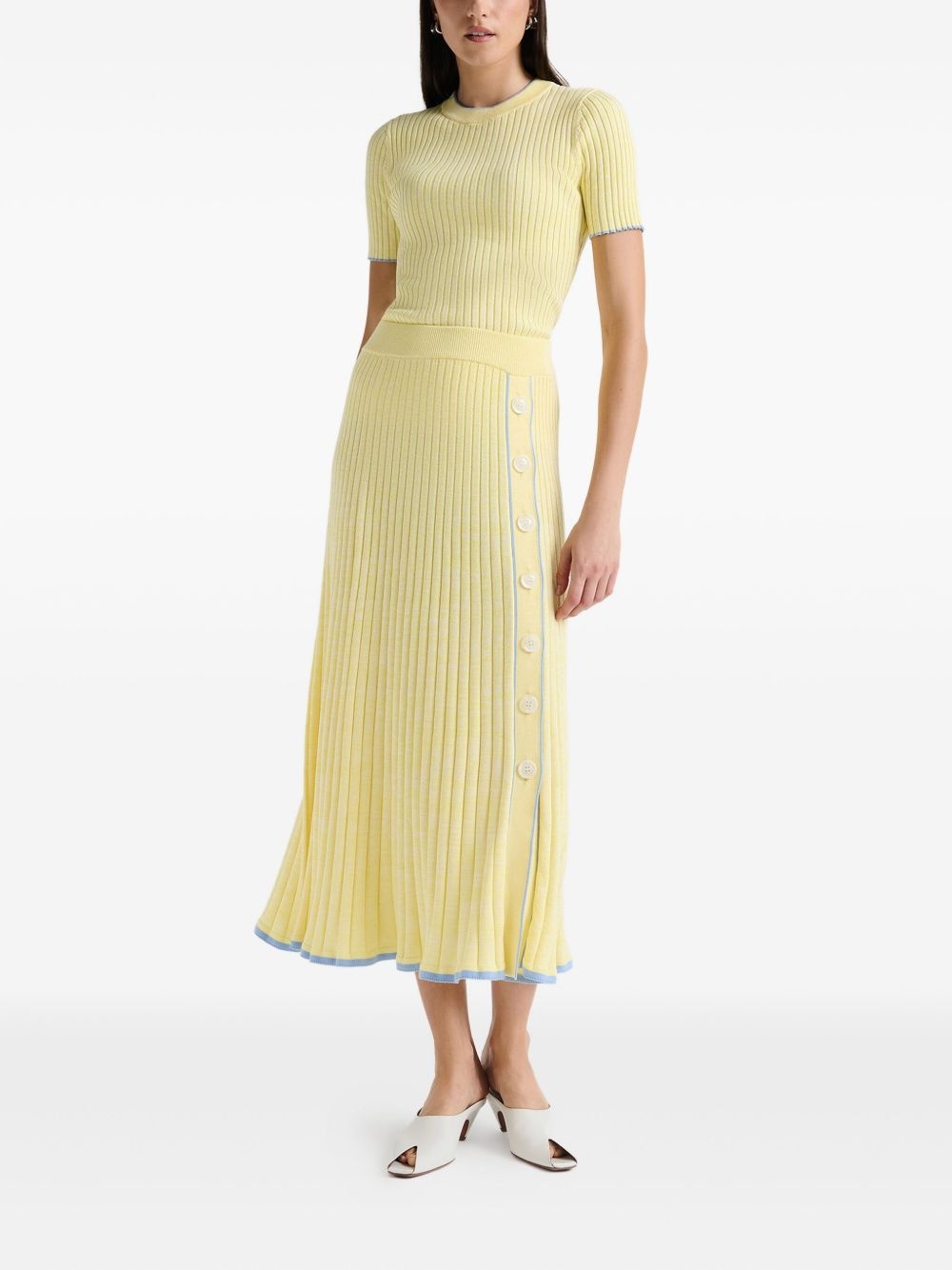 cotton midi skirt - 2
