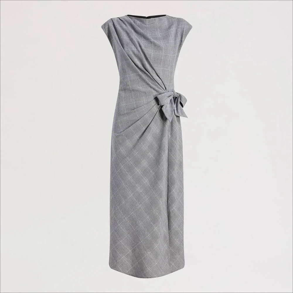 Side Ruched Maxi Dress - 1