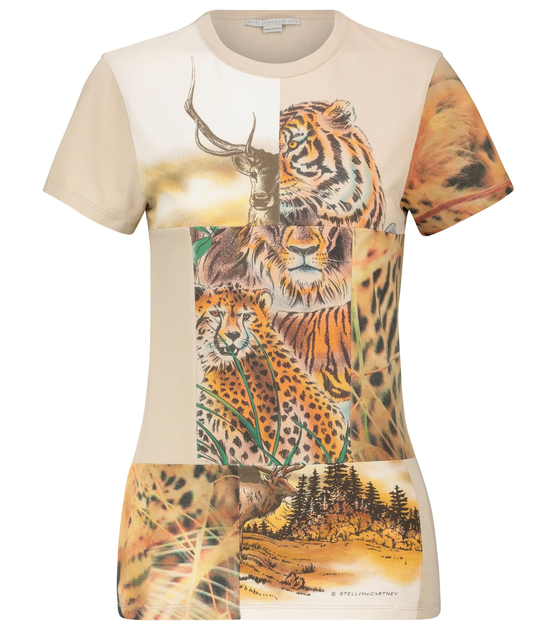 Printed cotton T-shirt - 1