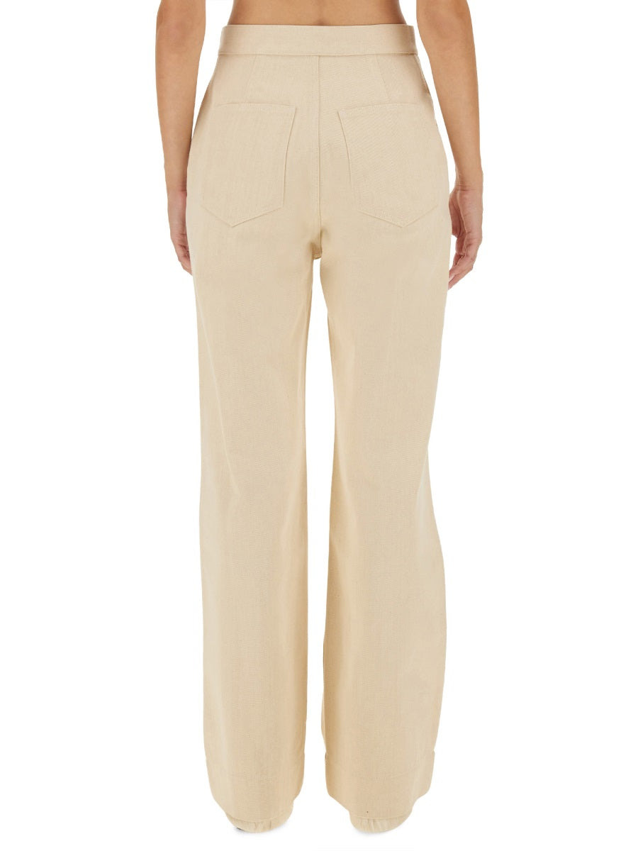 Jil Sander Women Flared Pants - 3