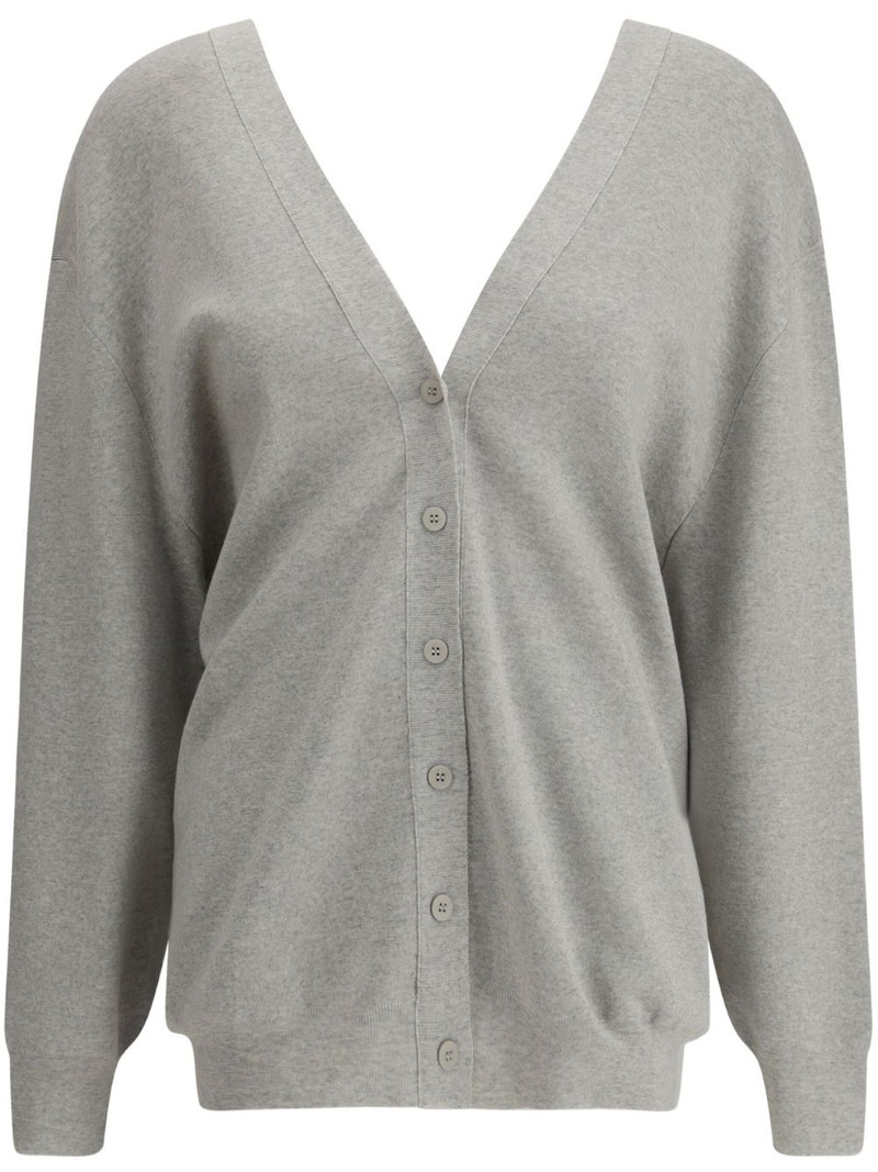 V-neck button-up cardigan 1