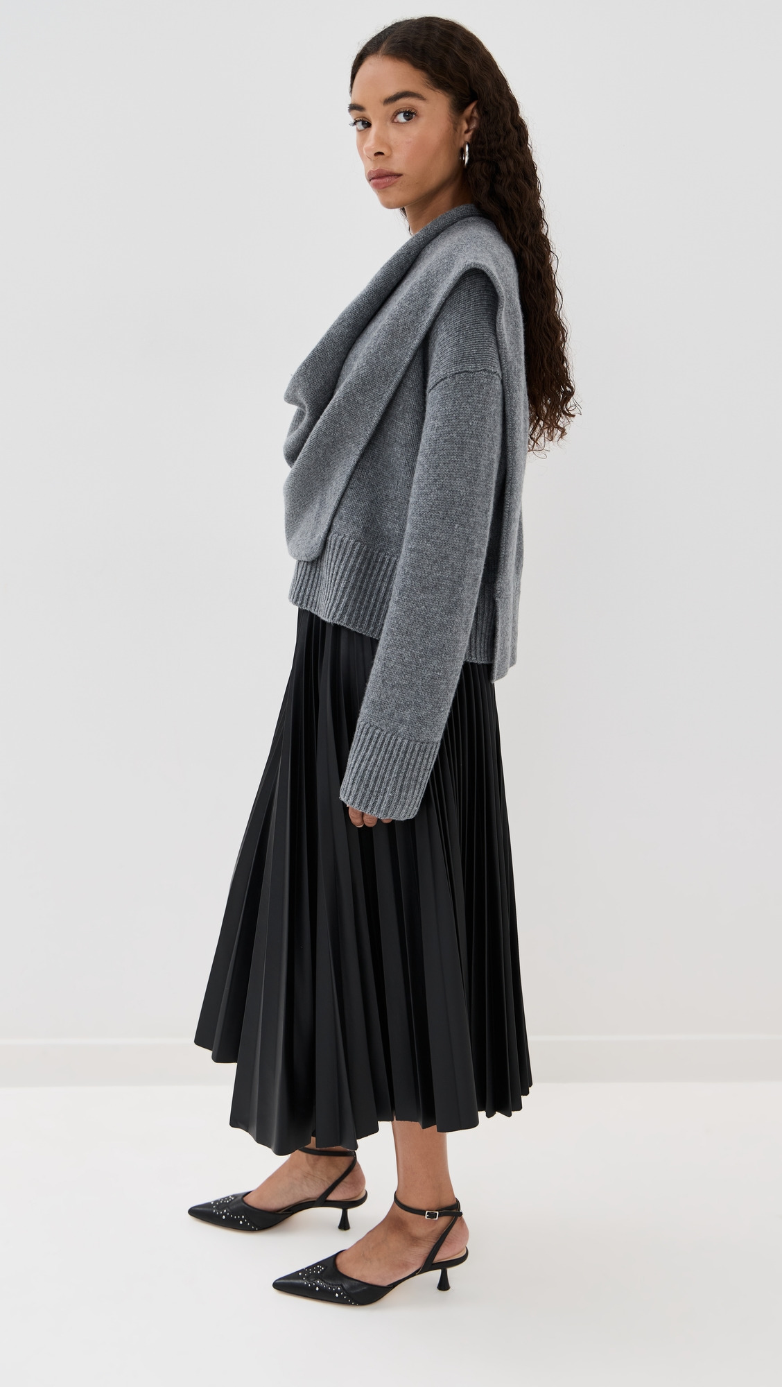 Elson Scarf Sweater - 4