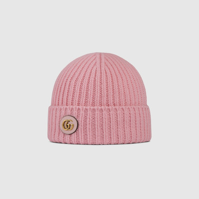 GUCCI Wool cashmere hat with Double G outlook