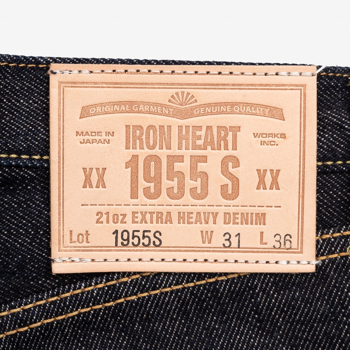 IH-1955S 21oz Selvedge Denim "1955" Straight Cut Jeans - Indigo - 9