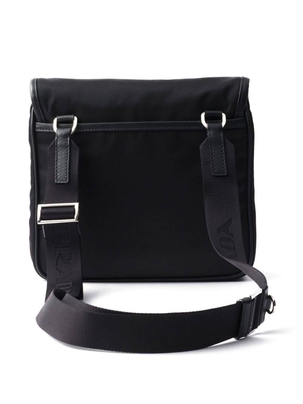 logo-plaque messenger bag - 2