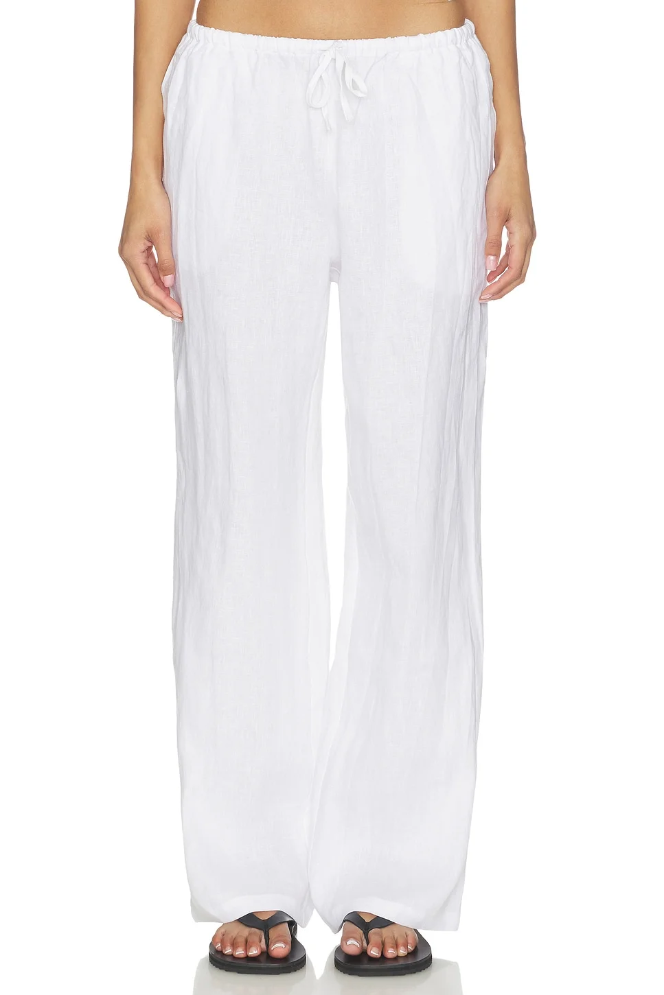 Lorana Linen Drawstring Pant - 1