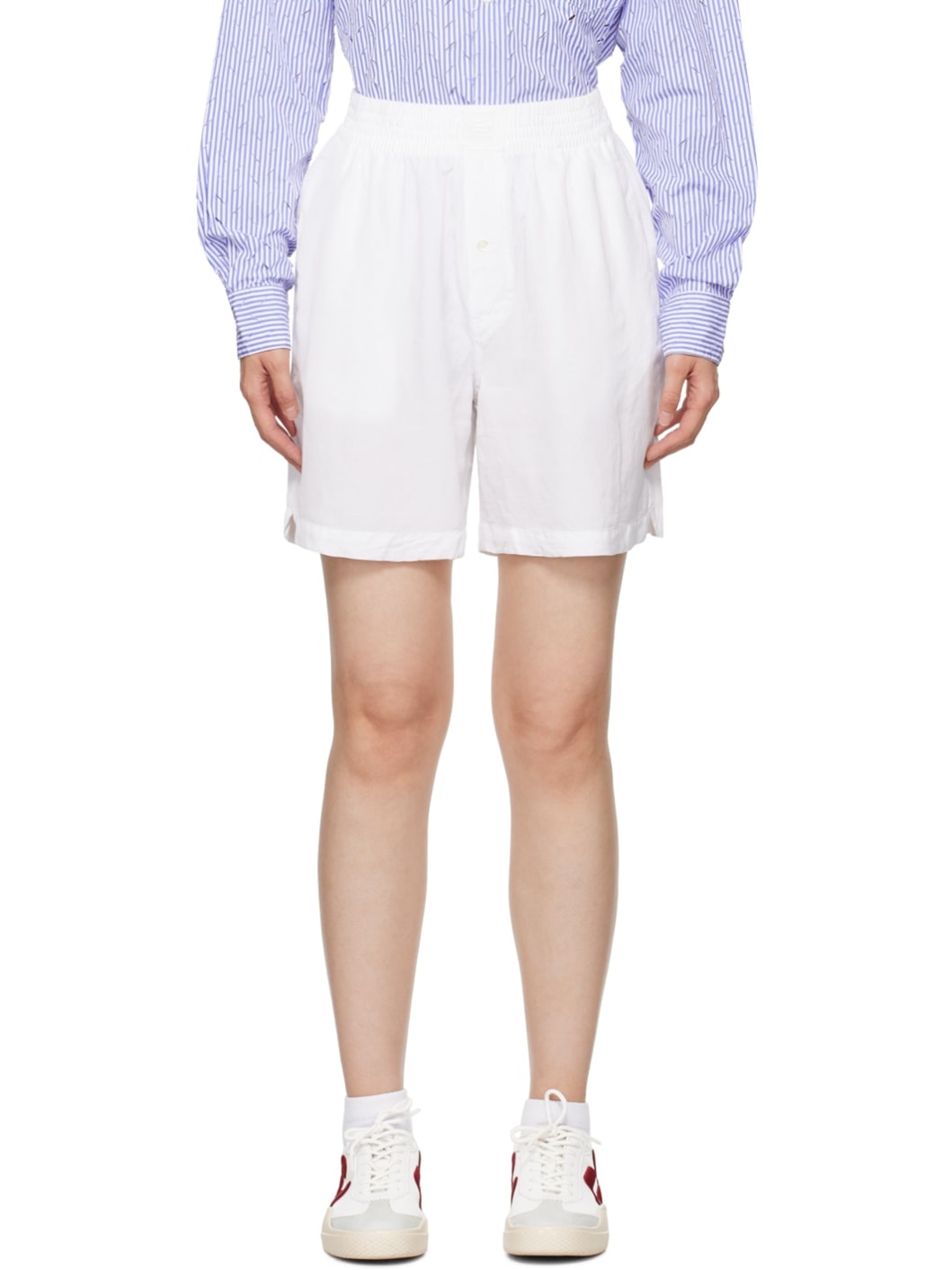 White Aniara Shorts - 1