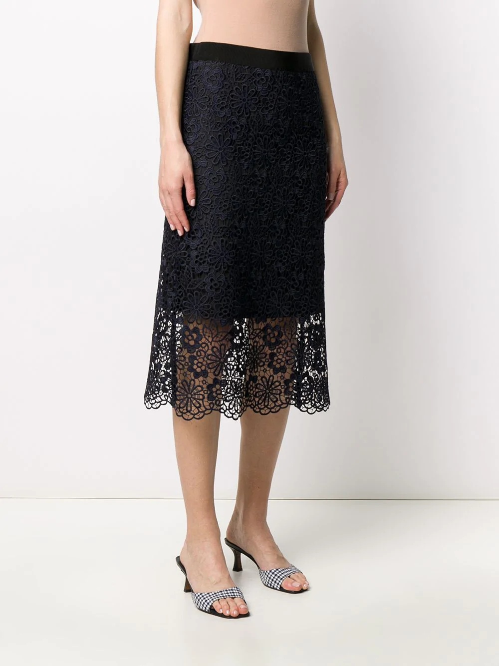 layered lace skirt - 3