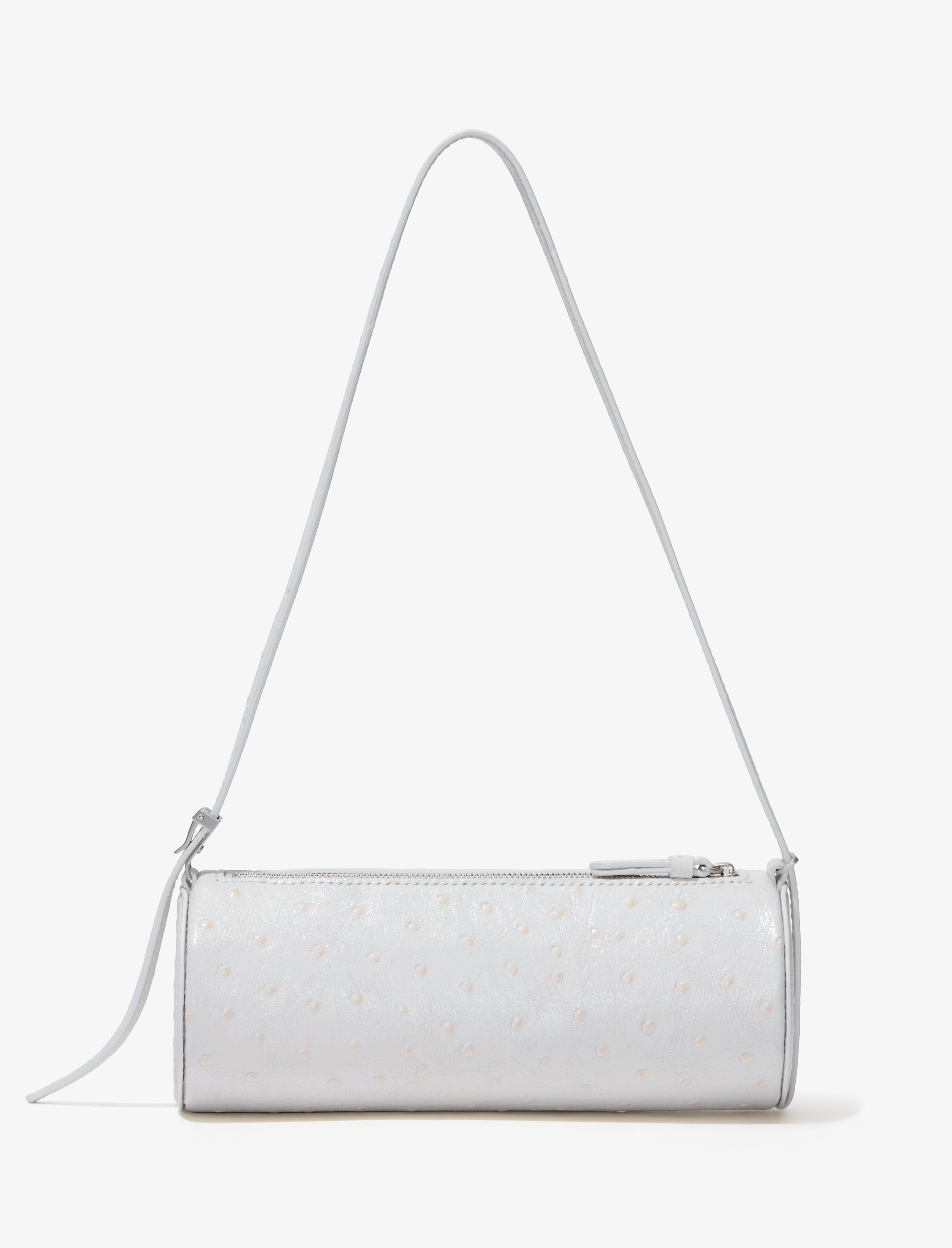 Silo Bag in Ostrich Embossed Calf - 5