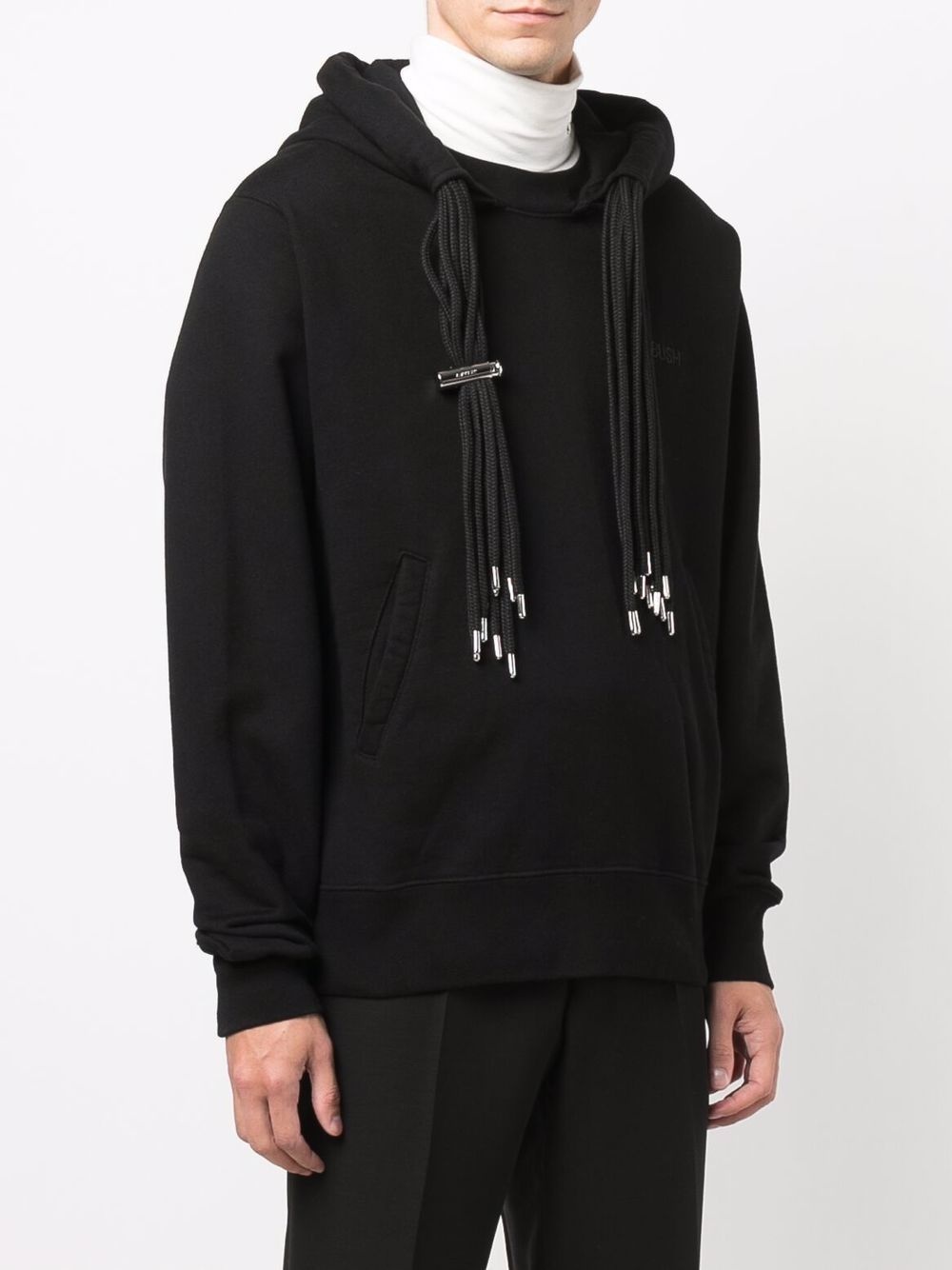 multi-cord long-sleeve hoodie - 3