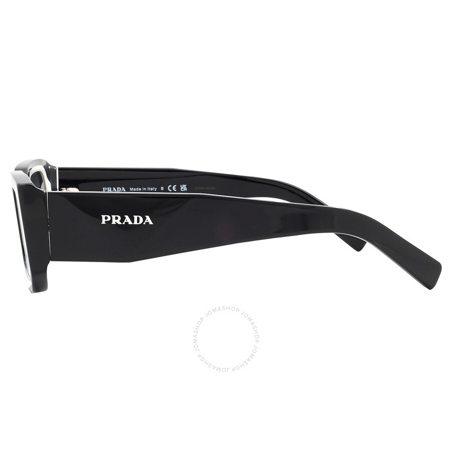 Prada Dark Grey Rectangular Men's Sunglasses PR 06YS 09Q5S0 53 - 3