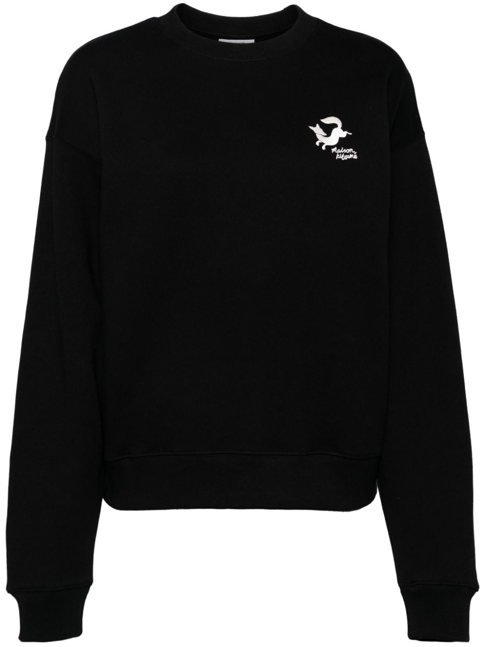 embroidered sweatshirt - 1