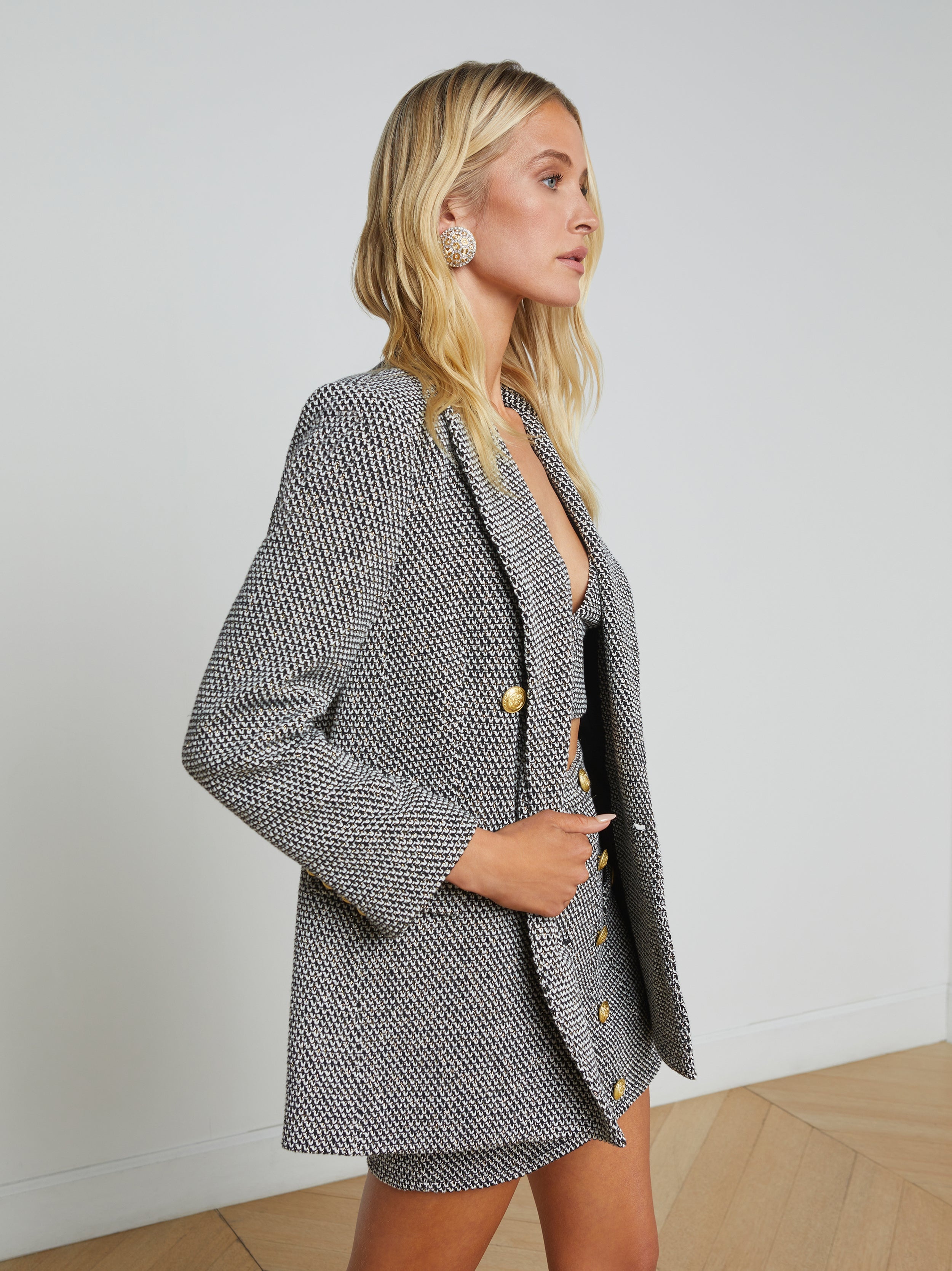 Riva Oversized Knit Blazer - 4