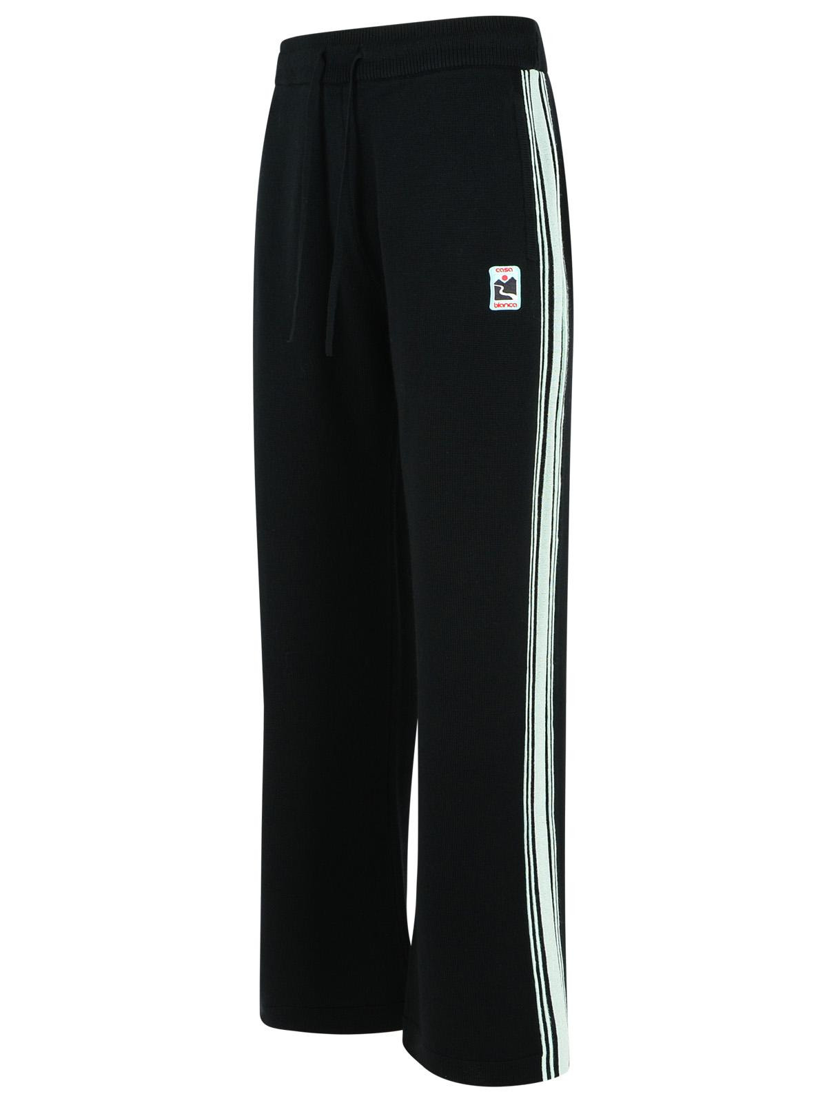Casablanca Black Merino Wool Pants Men - 2