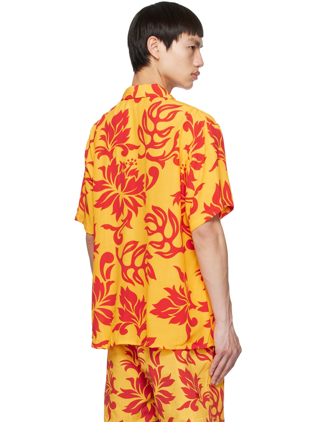 Yellow Printed Shirt - 3